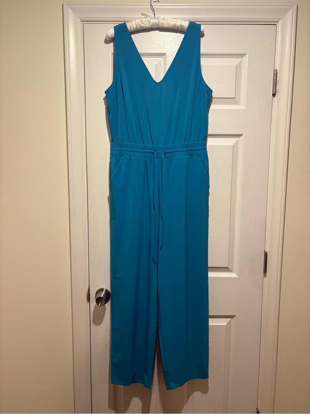Athleta Avenue Jumpsuit, Pacific blue